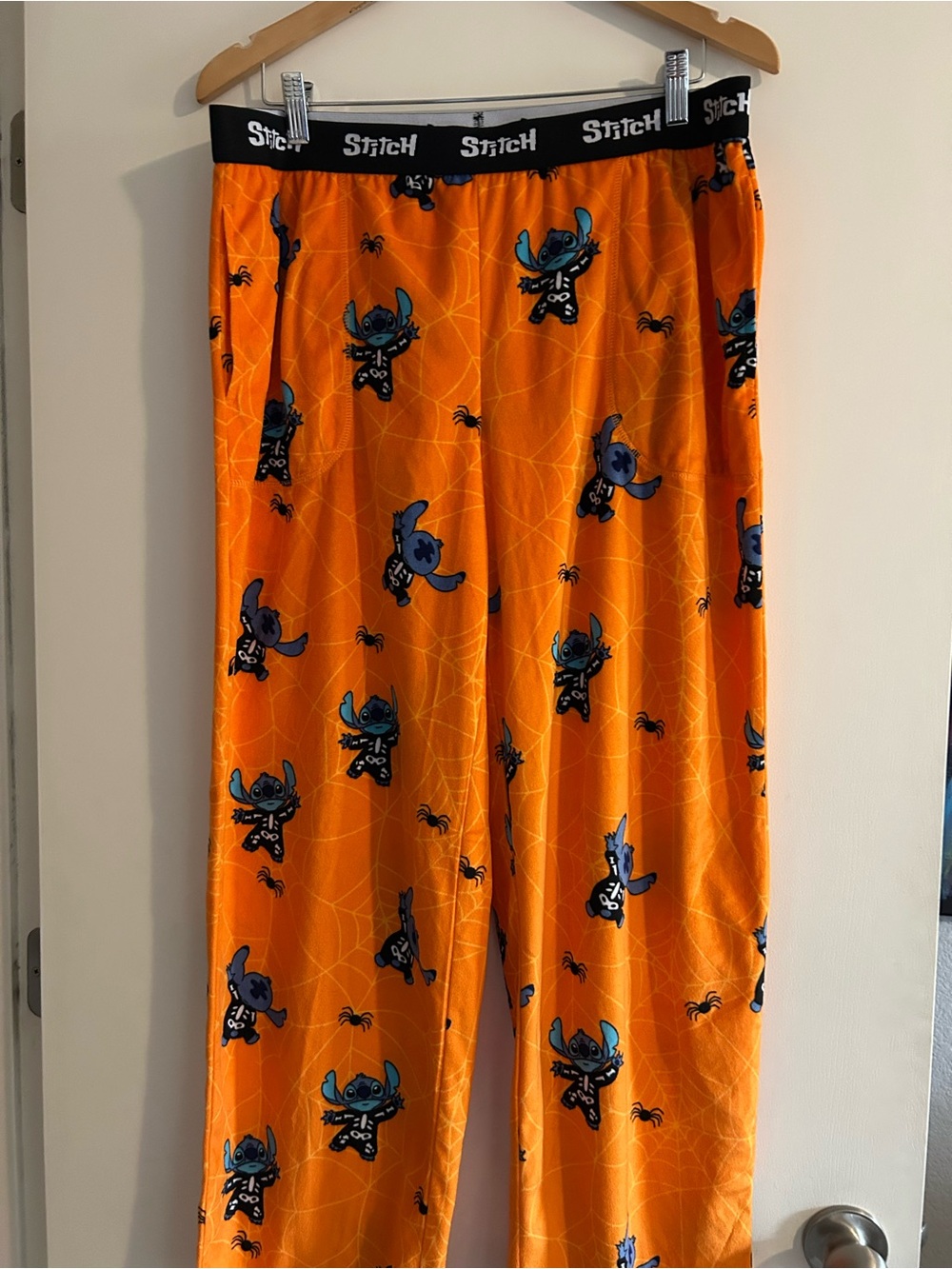 Women’s Disney Stitch Halloween-Print Pajama Pants